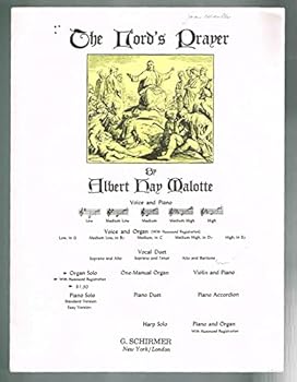 Sheet music Sheet Music THE LORD'S PRAYER for Organ Solo Albert Malotte Book