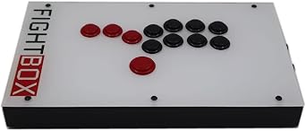 FightBox F1-PS5 All Button Leverless Arcade Fight Stick Game Controller Compatible with PC/PS3/PS4/PS5