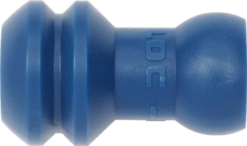 Loc-Line Coolant Hose Component, Blue Acetal Copolymer, 15mm Diameter Short Lathe Adapter, 1/4