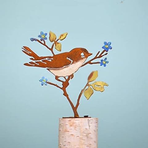 GIGIIS Sculpture Oiseau Métal Cover
