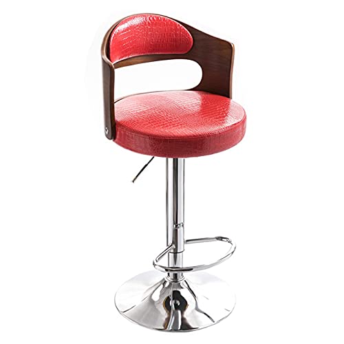 Tabouret de bar finition en cuir et chrome design haut de gamme