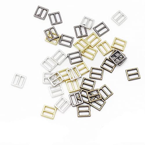 Sewing Mini Buckles, 100Pcs Metal Button Diy Patchwork Buckle Handmade Craft Accessories For Doll Clothes Shoes Bags Belt (7Mm) #TOP23
