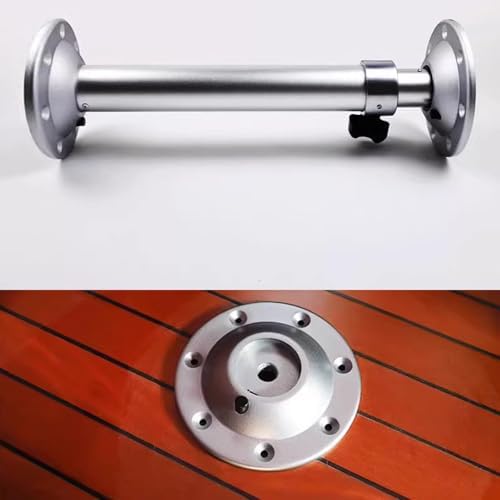 Premium RV Dinette Table - Rectangular Solid Wood Tabletop, Liftable & Removable Design, Perfect for Home Office, Outdoor Camping, and Picnics (White)