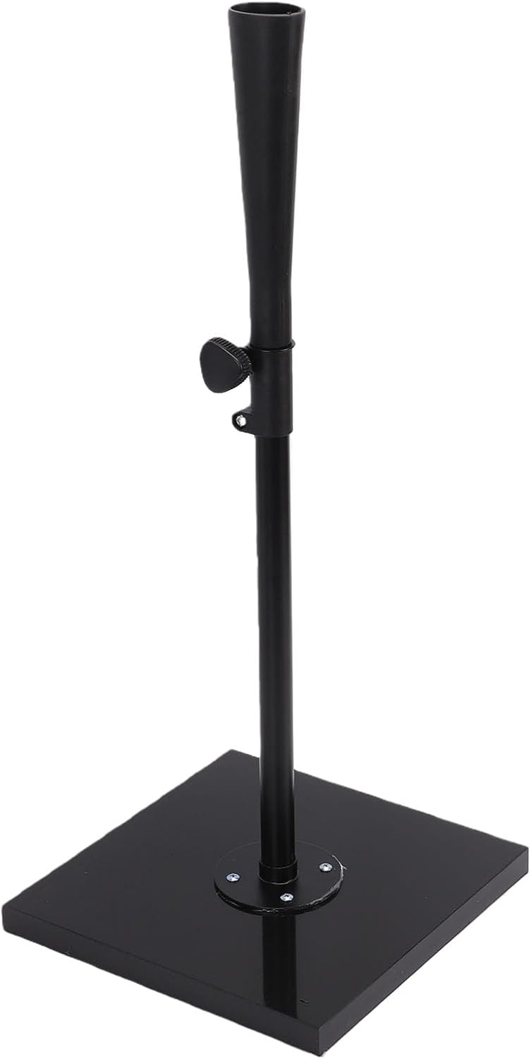 Portable Baseball Tee Stable Height Adjustable Detachable Design Grime Proof and Impact Proof Baseball Batting Tee with Thickened Material for Training Equipment