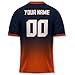 Zaanga Custom Football Jersey City Personalized Stitched/Printed Name Number Mesh Gradient Sport Uniforms for Men Women Youth