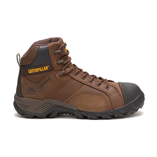 Cat Footwear Men's Argon HI Waterproof Comp Toe Hiking Boot,Dark Brown,11 M US