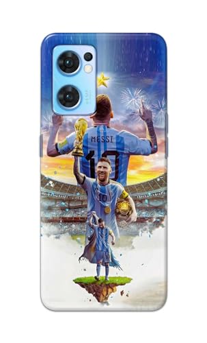 Image of Printed Hard Back Cover for Oppo Reno7 5G | Oppo Reno 7 5G Back Cover (Famous Football Player -J2) -190724(EA)