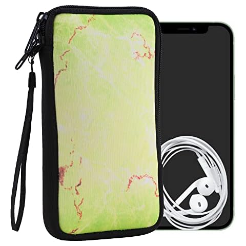 kwmobile Carcasa de Neopreno Impermeable con Cremallera para Smartphone XL Cover