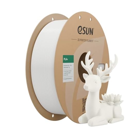 eSUN PLA+ Filament 1.75mm Milk White, 3D Printer Filament 1kg Cardboard Spool(2.2lbs) PLA Plus Filament, Fits for Most FDM 3D Printers