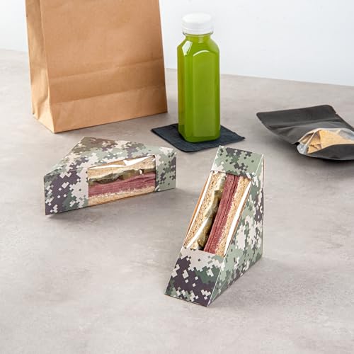 Cajas de papel sándwich que evitan manchas y derrames gracias a su forro interior protector 8