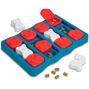 Outward Hound Nina Ottosson Interactive Dog Toys – Medium Level 2 – Dog Puzzle Toys and Treat Dispenser for Boredom Relief, Mental Stimulation and Dog Enrichment – Reduces Anxiety, Engages Smart Dogs