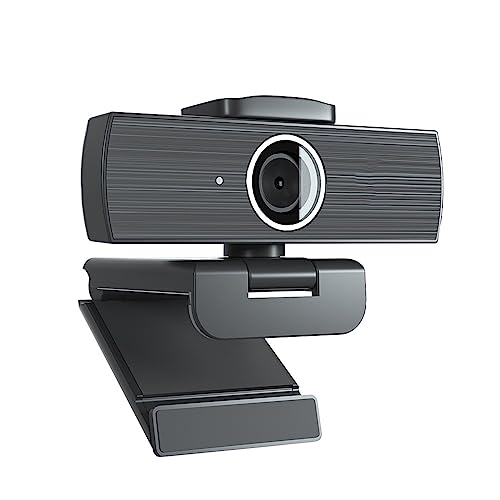 BGTSF Cámara Web, Webcam 4k USB Webcam cámara Web con micrófono cámara Web for PC Ordenador portátil Stream Video Mini cámara con Cubierta for Webcam para transmisión en Vivo, videollamadas, Estudio