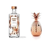 La botella Absolut Elyx Vodka está hecha con un 40% de vidrio reciclado y un tapón tipo corcho hecho a mano