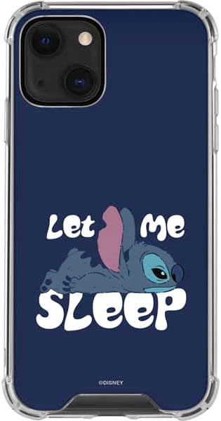 Skinit Clear Phone Case Compatible with iPhone 13 - Officially Licensed Disney Lilo and Stitch Stay Weird Design