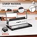 Happybuy Coil Spiral Binding Machine, Manual 34-Holes Book Maker, Binds 120 Sheets, with Adjustable 3/16