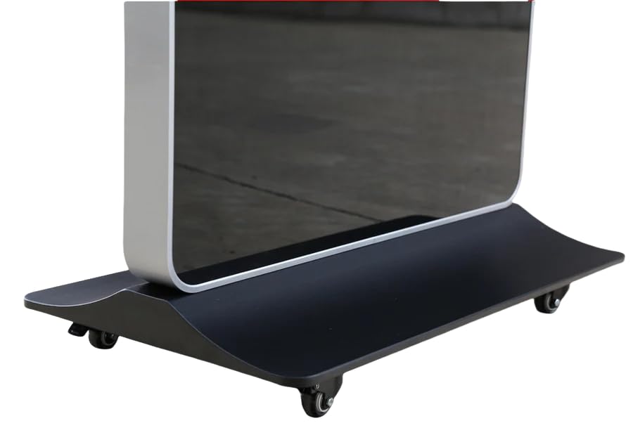 Image of 50 inch Indoor Single-Sided Floor-Standing LCD Advertising Koisk with Wheel Stand | Android RK3568 2GB+16GB | Non-Touch /Infrared /Capacitive Touch | CMS Preinstalled