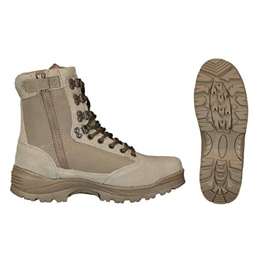 Bota TACTICA BARBARIC.Coolmax.Tan.T-41