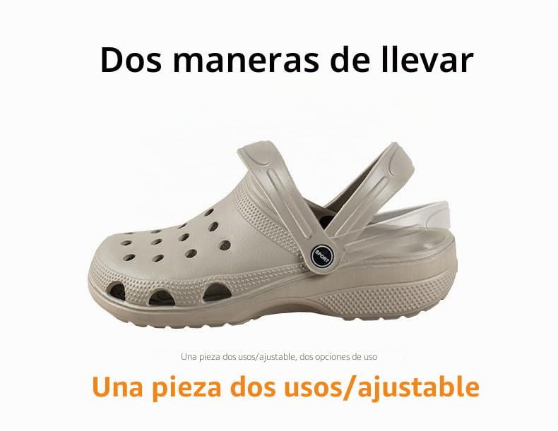 Zuecos de jardín para hombre y mujer, sandalias de malla transpirable Lakeland Active Mule unisex, zuecos clásicos, antideslizantes, pantuflas de verano para exteriores
