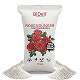 GiDeli Rosend&uuml;nger 10 kg - Pflanzend&uuml;nger f&uuml;r Eine Lange und &Uuml;ppige Bl&uuml;te - Blumend&uuml;nger die Farbe von Bl&auml;ttern und Bl&uuml;ten Positiv Beeinflussen - D&uuml;nger Steigerung der Immunit&auml;t