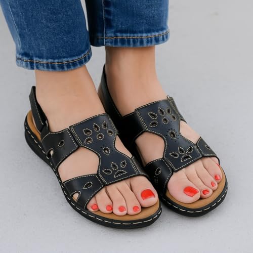 CUSHIONAIRE Women's Briar comfort sandal +Comfort Foam4