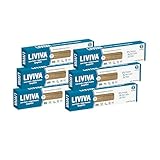 LIVIVA Low Carb High Protein KETO Spaghetti Noodle Pasta 6 Pk – 135 g Protein per Box with Pea Protein & Konjac Flour - 8g Net Carbs, Diabetic-Friendly - Ready to Eat in 3 – 4 mins - Healthy Al Dente Pasta