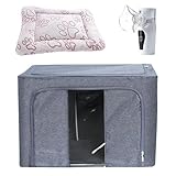 REDDOUDOU Pet Oxygen Chamber, Small Pet Incubator, Animal Nebulizer Box, Pets Delivery with Padded Cotton, Cat's Nest, Pets Nebulizer Accessories for Dogs, Cats, Puppies, Kittens(100L)