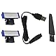 Rasierkopf Ersatz-Ladegerät und Bürste für elektrischen Solo-Rasierer Reinigung Bursh USB-Datenkabel Power Trimmer Solo Head Micro Touches Ersatzladeleitung (2Rasierkopf & Kabel & Pinsel)
