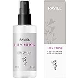 RAVIEL Hair & Body Moisturizing Fragrance Mist Spray for All Skin Types | Lily Musk | Easy-to-Carry,...