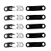 BESPORTBLE 10pcs Wind Rope Buckle Camping Rope Buckles Outdoor Camping Tent Outdoor Teepee Outdoor Tents 2-Hole Rope Buckles Tensioner Mini Tarp Fastener Aluminum Alloy Earth Tones