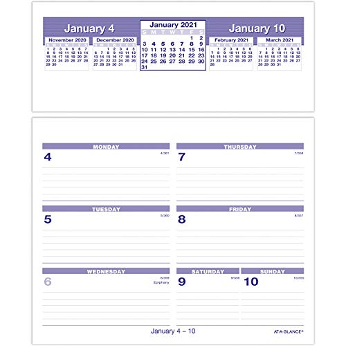 AT-A-GLANCE Flip-A-Week 2014 Desk Calendar Weekly Refill, 5.62 x 7 Inches (SW705X-50)