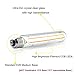 Lustaled Dimmable T10 LED Filament Light Bulbs 8 Watts T10 LED Tubular Bulb 120V LED Tube Bulb Medium E26 Base Warm White 80 Watt Incandescent Equivalent for Pendant Chandelier Lighting (3-Pack)
