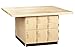 Diversified Woodcrafts WW12-0V Solid Maple Wood 4 Station Workbench, Maple Top, 64" Width x 32-1/4" Height x 54" Depth
