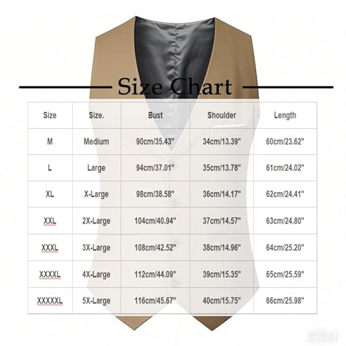 Cambkatl Men's Casual Business Suit Vests Slim Fit Classic Solid V-Neck Formal Dress Waistcoat Sleeveless Tuxedo Jackets3