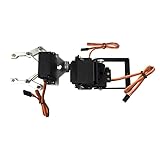 Xeniol 3 DOF Mechanical Robot Arm With Claw/Paw Clamp Mechanical Hand Robot Teaching Platform Model D1Y Robotics Model - (Color: with MG996R)