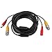 Produktbild BNC Kabel AHD Video Strom Kabel für CCTV-Überwachungskamera-Überwachungssystem, 2.1-mm-Gleichstromanschluss (5M, 10M, 15M, 20M) (5M)