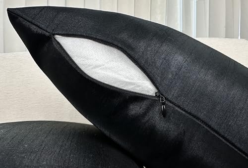 Aiking Home Collection Aiking Home 18X18 Inches Faux Silk Square Throw Pillow Cover thumb #6