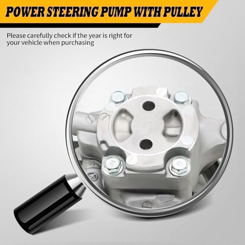 Jecoupoon 21-5341 Power Steering Pump with Pulley Compatible with Accord EX/LX L4 2.4L 2003 2004 2005 2006 2007 96-5341 56110RAAA01 by Jecoupoon - Image 3