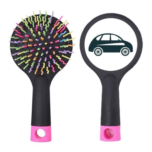 Brosse à cheveux démêlante pour un coiffage matinal sans douleur style rétro vert