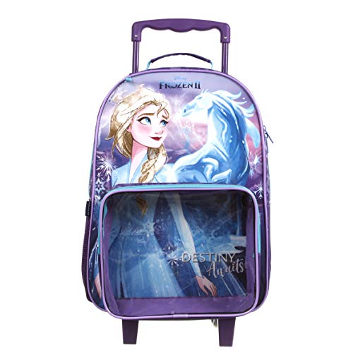 Mochilete FROZEN II combo 3 em 1 (Mala c/ Rodinhas + Lancheira + Estojo)