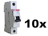 10x ABB S201-B 16A 1-pol 6kA proM compact 2CD.S251001.R1165 Einbau-Automat f.Hilfsk.