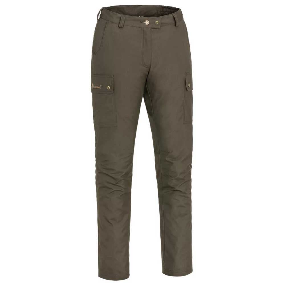 Pinewood Damen Finnveden Tighter Hose, Dark Olive, EU 46