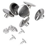 Durchmesser: 20 mm perfk 6 Stück Metall Knöpfe Ersatz Kit Schnallen Nieten Jeans Tasten Jeansknöpfe - 2