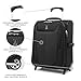 Travelpro Maxlite 5 Softside Expandable Upright 2 Wheel Carry-on Luggage, Lightweight, 20-Inch — Black