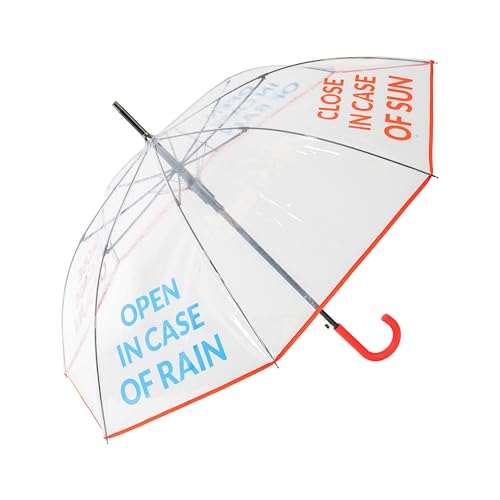 Parapluie transparent anti-retournement Fisura contre le vent fort | Système automatique