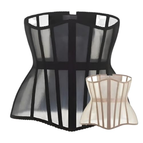 Corset d'entraînement pour femmes serre-taille minceur avec os en acier