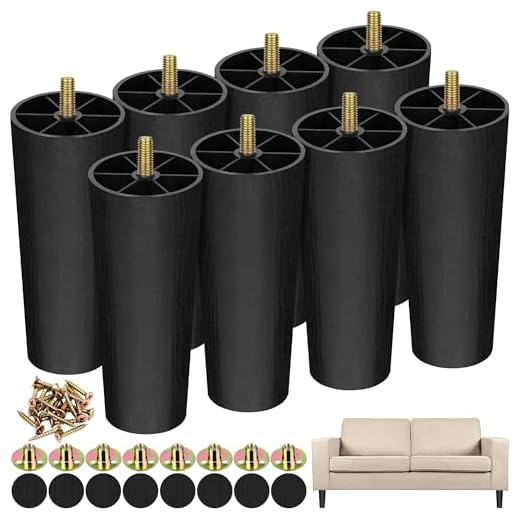 Versatile Plastic Sofa Legs Pack