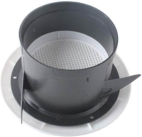 Wadoy 4 Inch Soffit Vent For Exhaust Fan With Screen For Bathroom Exhaust Fan, 4 Packs Round Abs Louver Grille Cover White, Eve Dryer Vent #TOP5