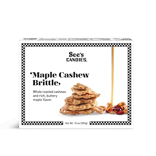 See's Candies 10 Oz Maple Cashew Brittle #TOP18