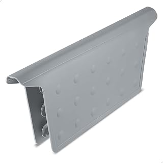 Sink Saddle, Divider Mat, Kitchen Sink Mat, Silicone Protector, No Odor | Stain-Free, 13.46" x 11.5", More Suction Cups, Ultra Soft, Heat Resistance, Dishwasher Safe