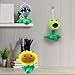 Maikerry 3 Pieces Plants and Zombies vs Plush Toy, 8'' Tall PVZ Stuffed Figure Doll for Children, Great Gifts for Kids and Fans